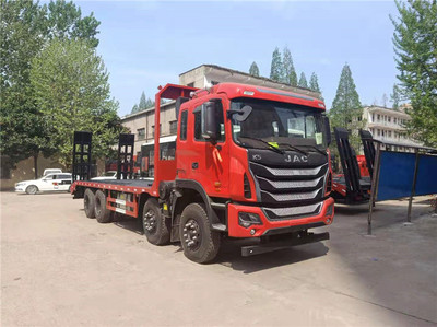 廣西防城港江淮前四后八平板拖車多少錢